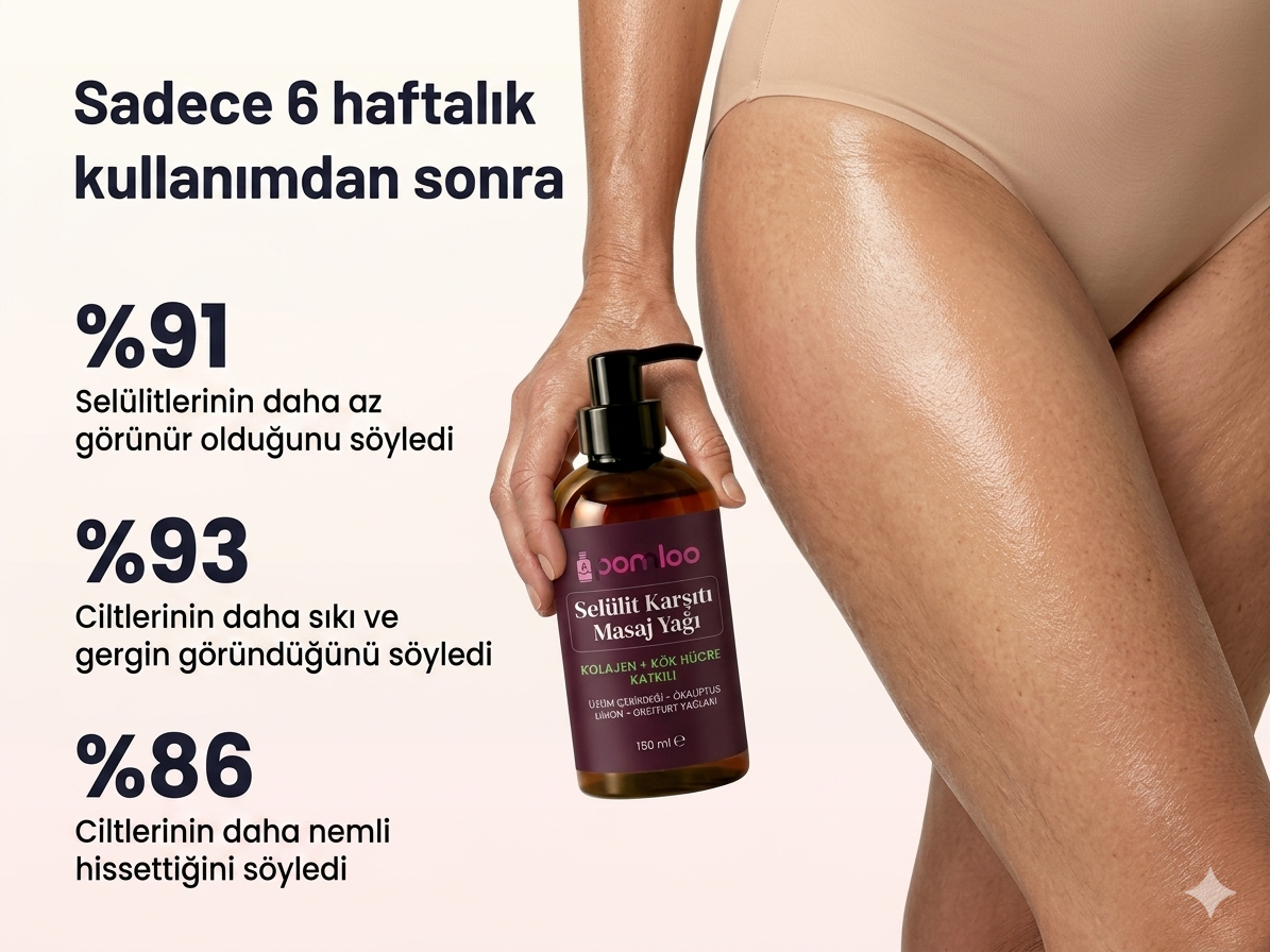 Pomloo - Selülit Karşıtı Bakım Yağı
